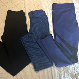 Set of 3 trendy leggings